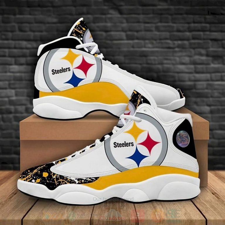 Pittsburgh Steelers Football NFL Air Jordan 13 Shoes