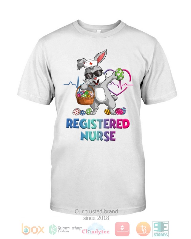 Registered Nurse Bunny Dabbing shirt hoodie 1 2 3 4 5 6 7 8 9 10 11 12