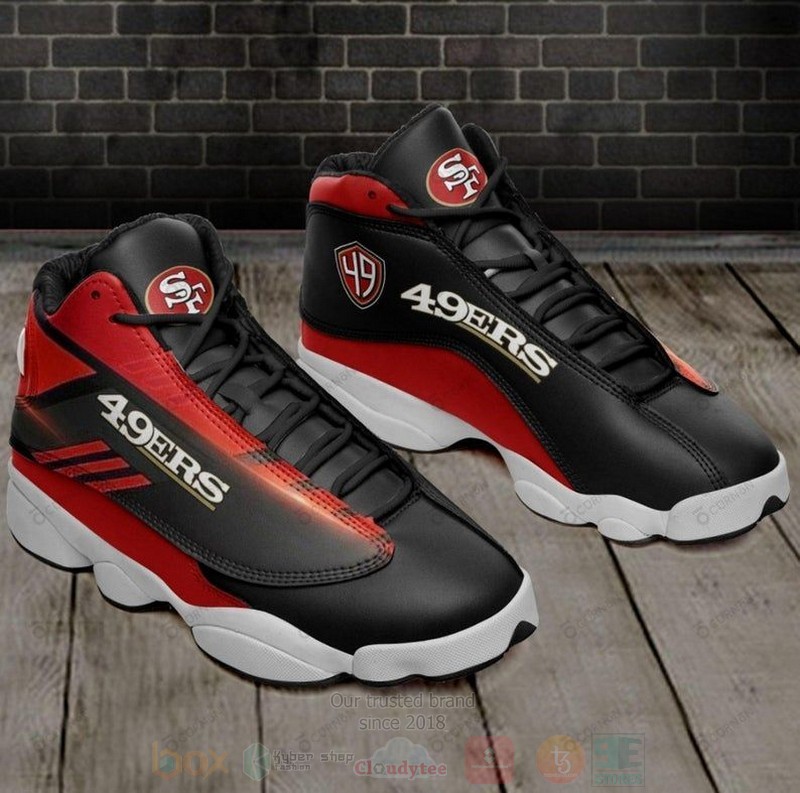 San Francisco 49Ers NFL Football Team Air Jordan 13 Shoes