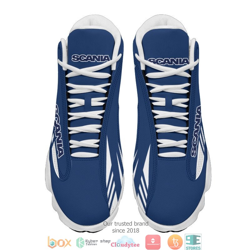 Scania Blue Air Jordan 13 Sneaker Shoes 1 2 3 4