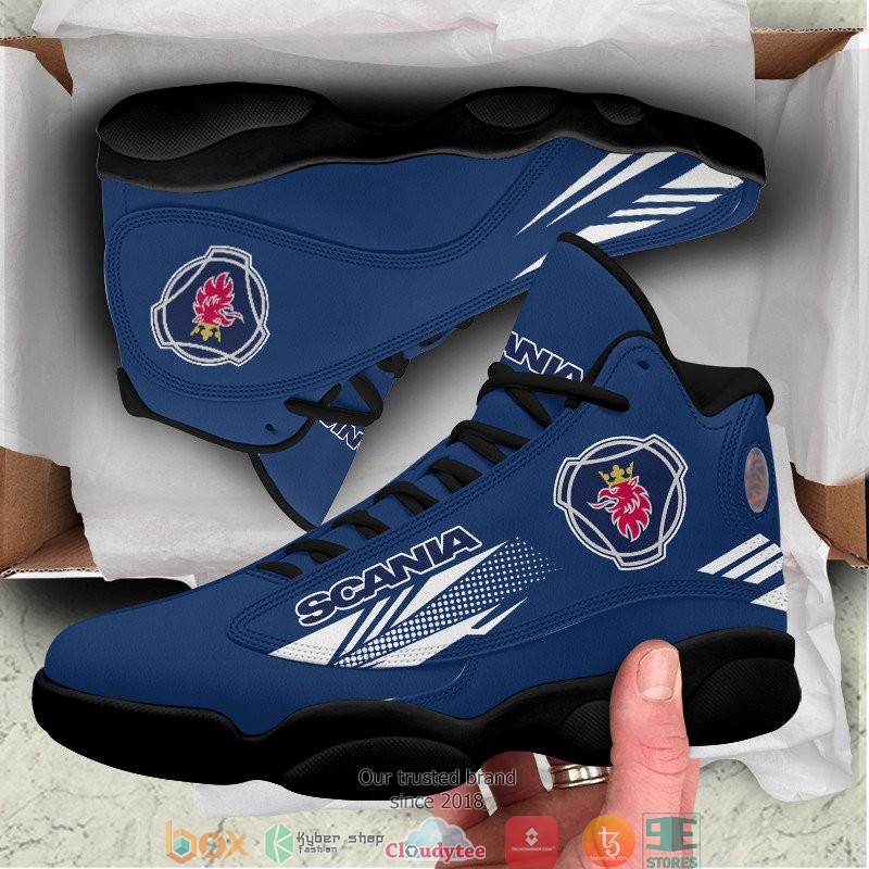 Scania Blue Air Jordan 13 Sneaker Shoes 1 2 3 4 5