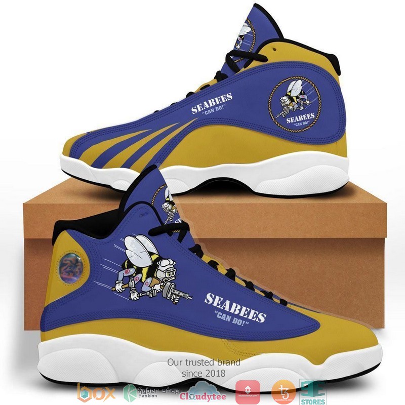 Seabee Can do 28 Air Jordan 13 Sneaker Shoes