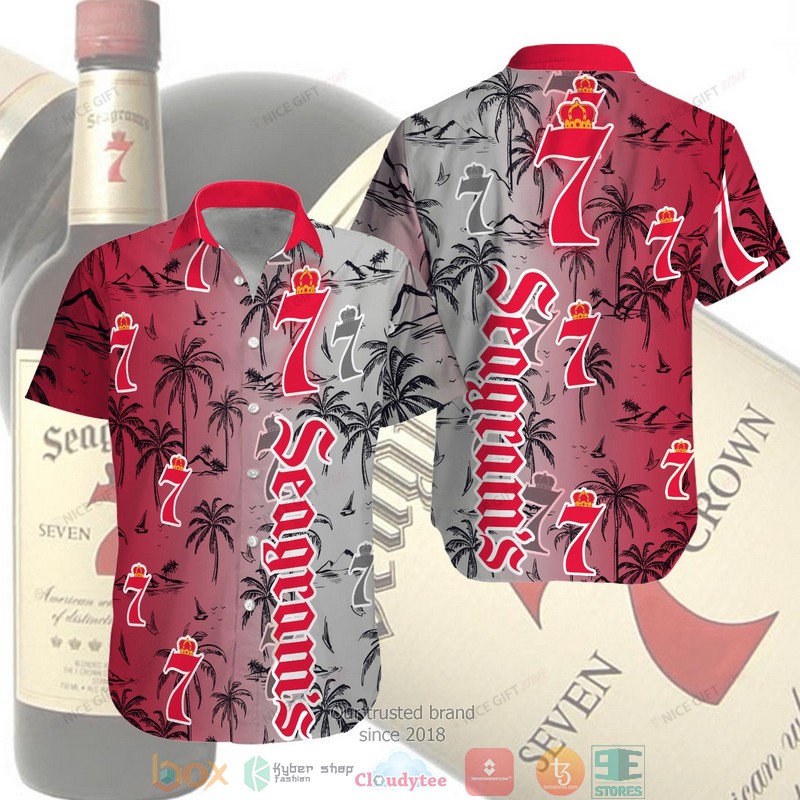 Seagrams Coconut 3D Hawaii Shirt
