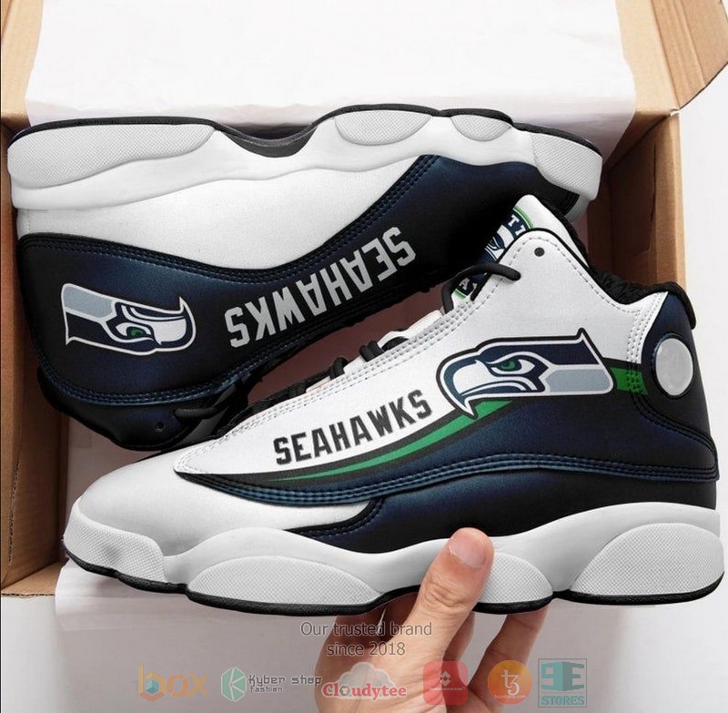 Seattle Seahawks NFL Football Team Air Jordan 13 shoes
