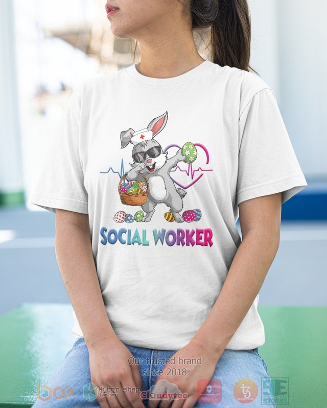 Social Worker Bunny Dabbing shirt hoodie 1 2 3 4 5 6 7 8 9 10 11 12 13 14 15