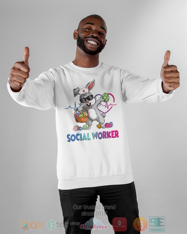 Social Worker Bunny Dabbing shirt hoodie 1 2 3 4 5 6 7 8 9 10 11 12 13 14 15 16 17 18