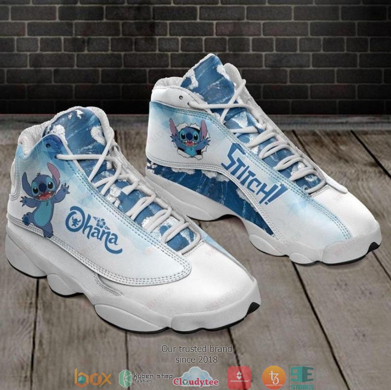Stitch Ohana Air Jordan 13 Sneaker Shoes