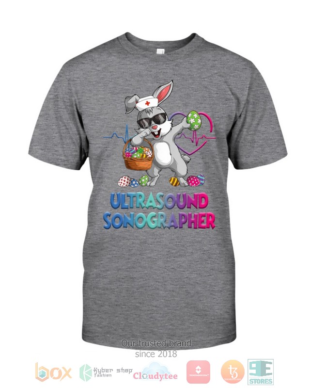 Ultrasound Sonographer Bunny Dabbing shirt hoodie 1 2 3