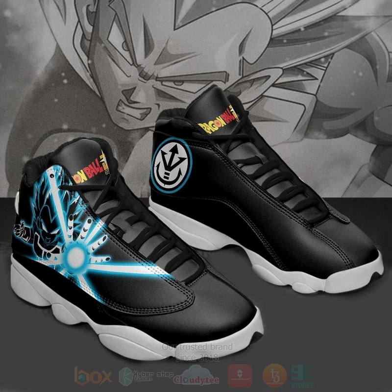 Vegeta Blue Dragon Ball Super Anime Air Jordan 13 Shoes