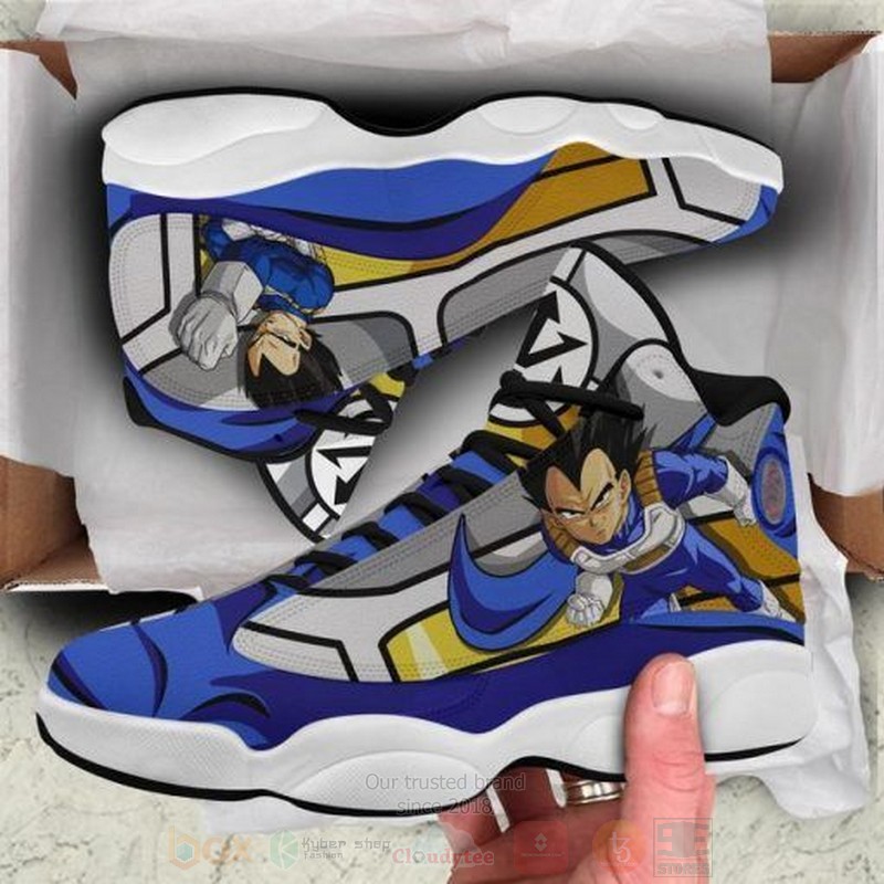 Vegeta Uniform Dragon Ball Anime Air Jordan 13 Shoes