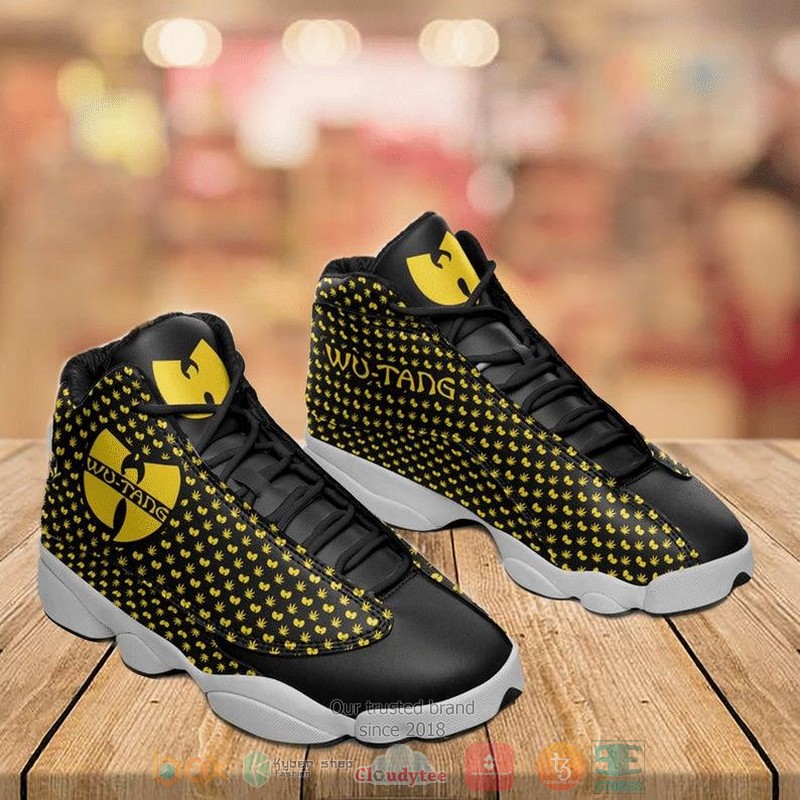 Wu tang Clan black yellow Air Jordan 13 shoes