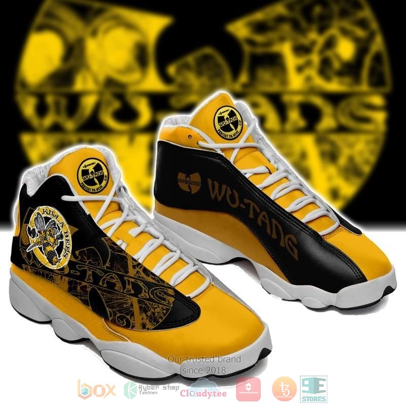 Wutang Clan yellow Air Jordan 13 shoes