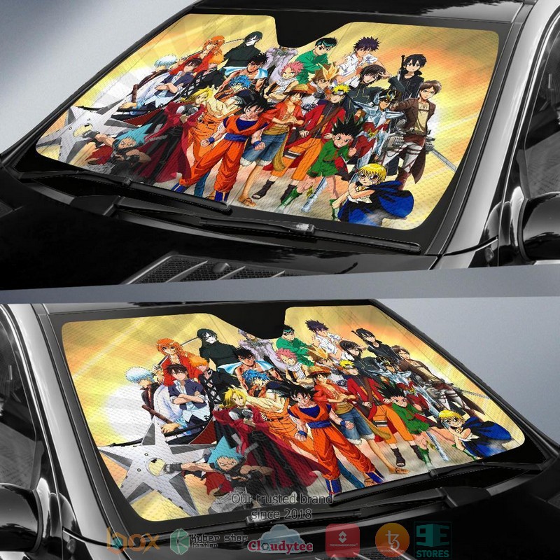 Anime Heroes New Auto Car Sunshade 1
