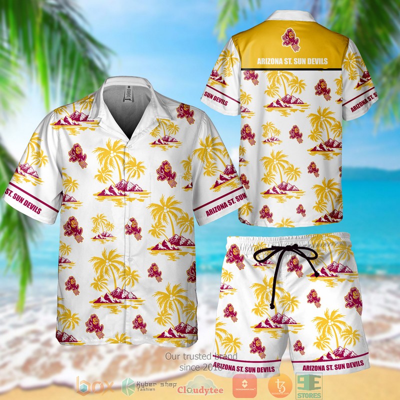 Arizona St. Sun Devils Hawaiian Shirt Short