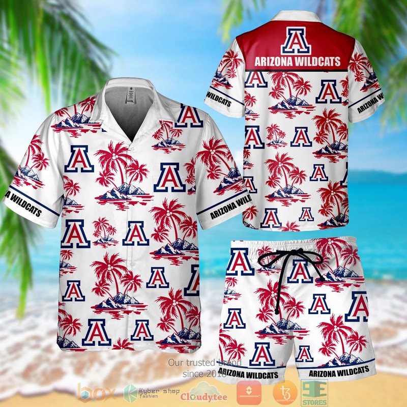 Arizona Wildcats Hawaiian Shirt Short