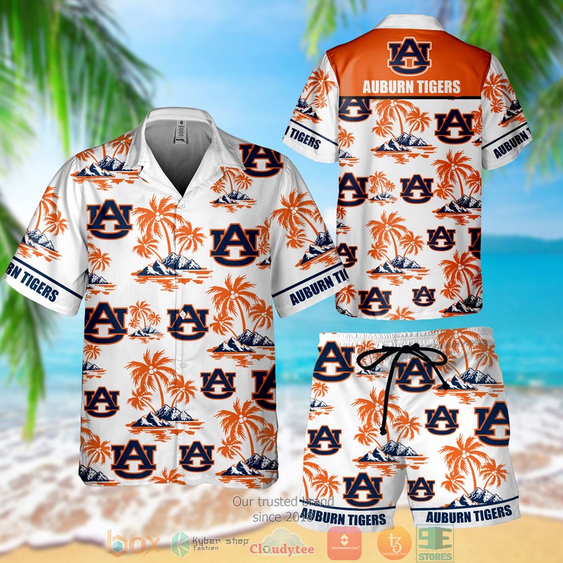 Auburn Tigers Hawaiian Shirt Short