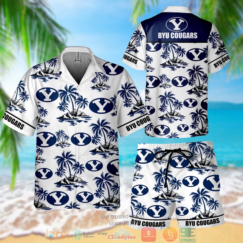BYU Cougars Hawaiian Shirt Short