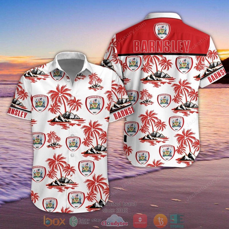 Barnsley F.C Hawaiian shirt short