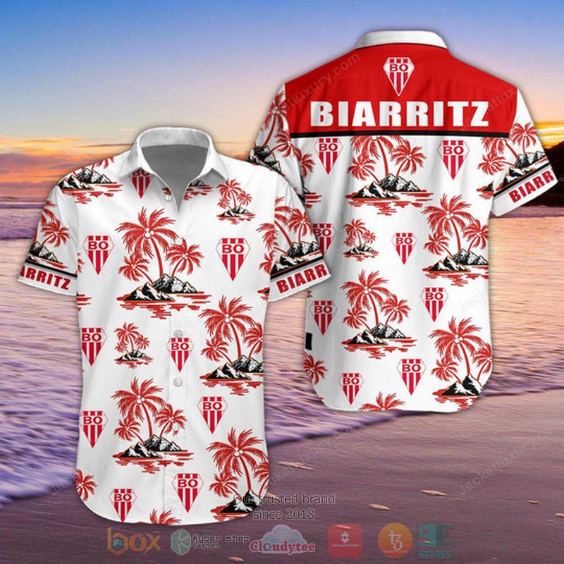 Biarritz Olympique Hawaiian Shirt Shorts