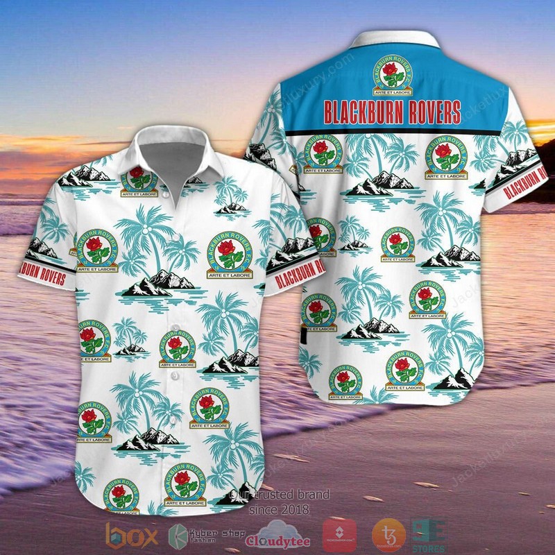 Blackburn Rovers Hawaiian shirt short