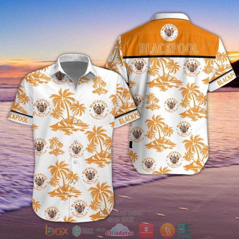 Blackpool F.C Hawaiian shirt short