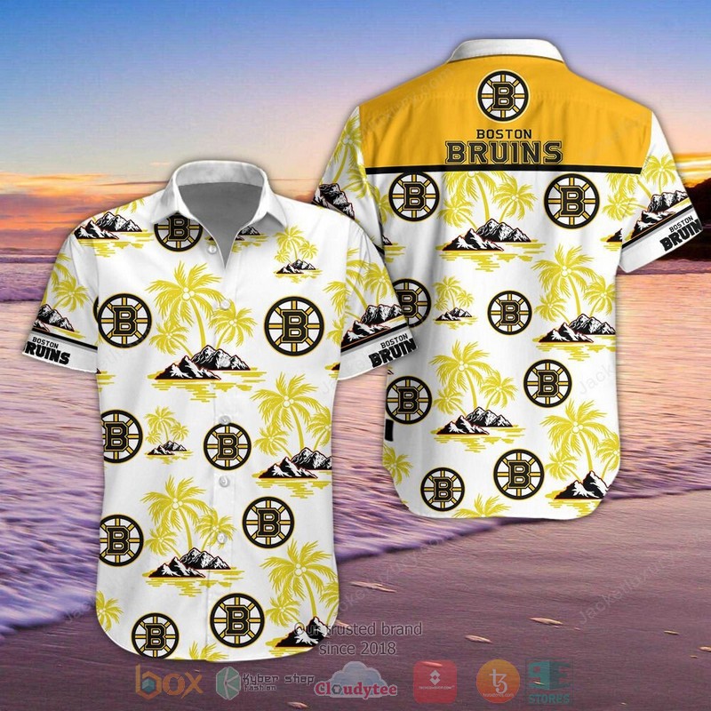 Boston Bruins Hawaiian Shirt Shorts