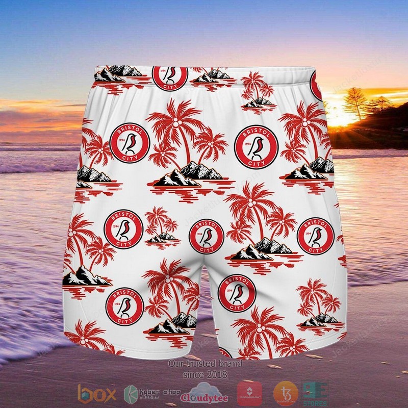 Bristol City Hawaiian shirt short 1