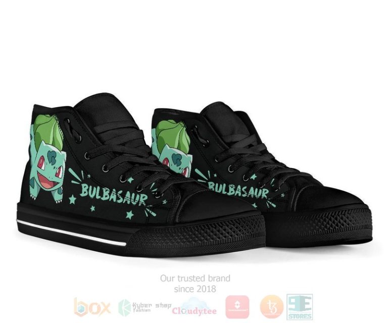 Bulbasaur Canvas high top shoes 1 2