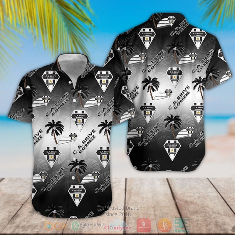 CA Brive logo palm tree Hawaiian Shirt