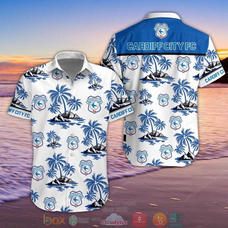 Cardiff City F.C Hawaiian shirt short