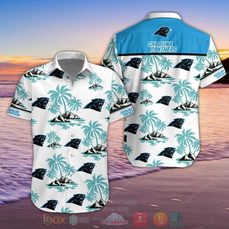 Carolina Panthers Hawaiian Shirt Shorts