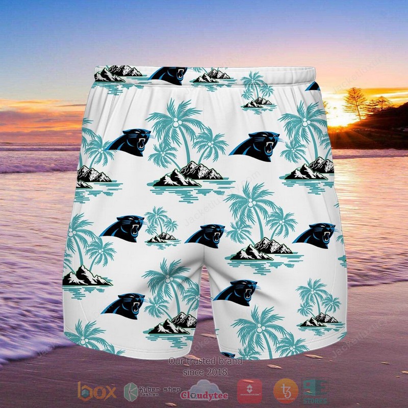 Carolina Panthers Hawaiian Shirt Shorts 1