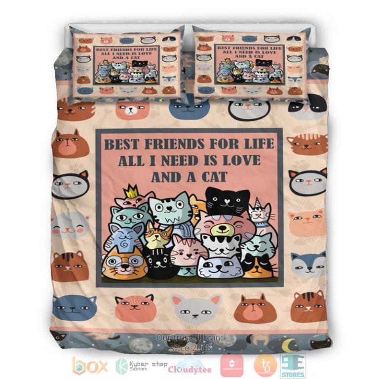 Cat Head Best Friend Bedding Set 1 2