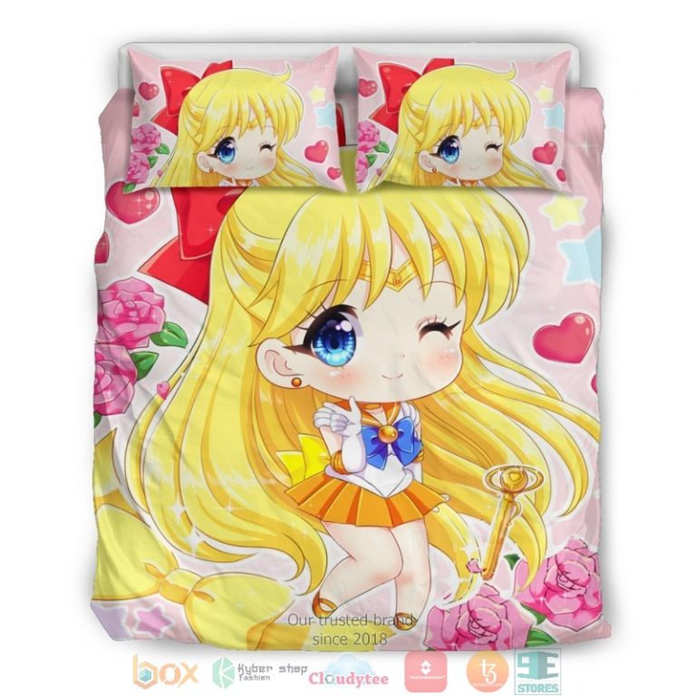 Chibi Sailor Venus Bedding Set 1 2