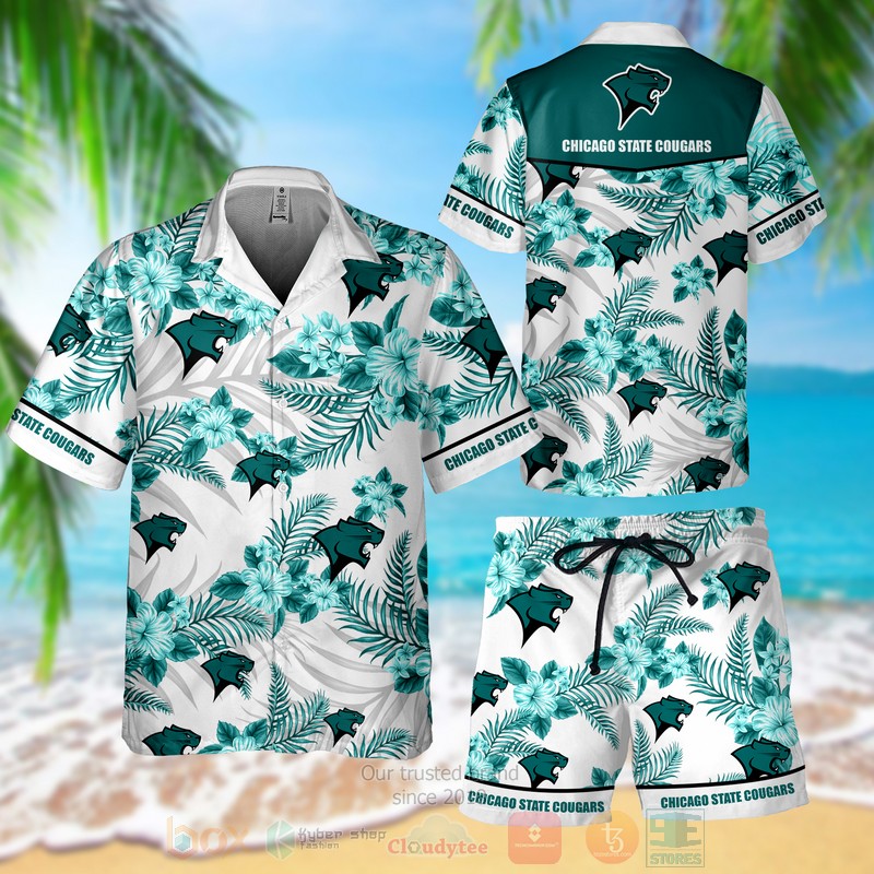 Chicago State Cougars Hawaiian Shirt Shorts