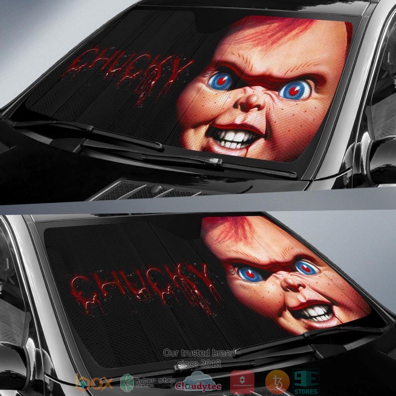 Chucky Horror Car Window Car Sunshade 1
