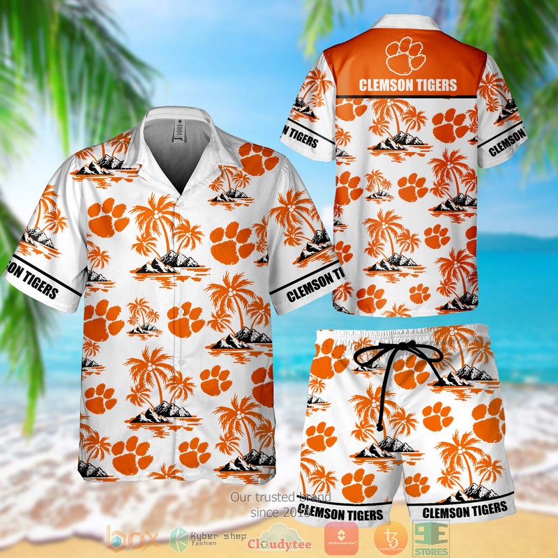 Clemson Tigers Hawaiian Shirt Short
