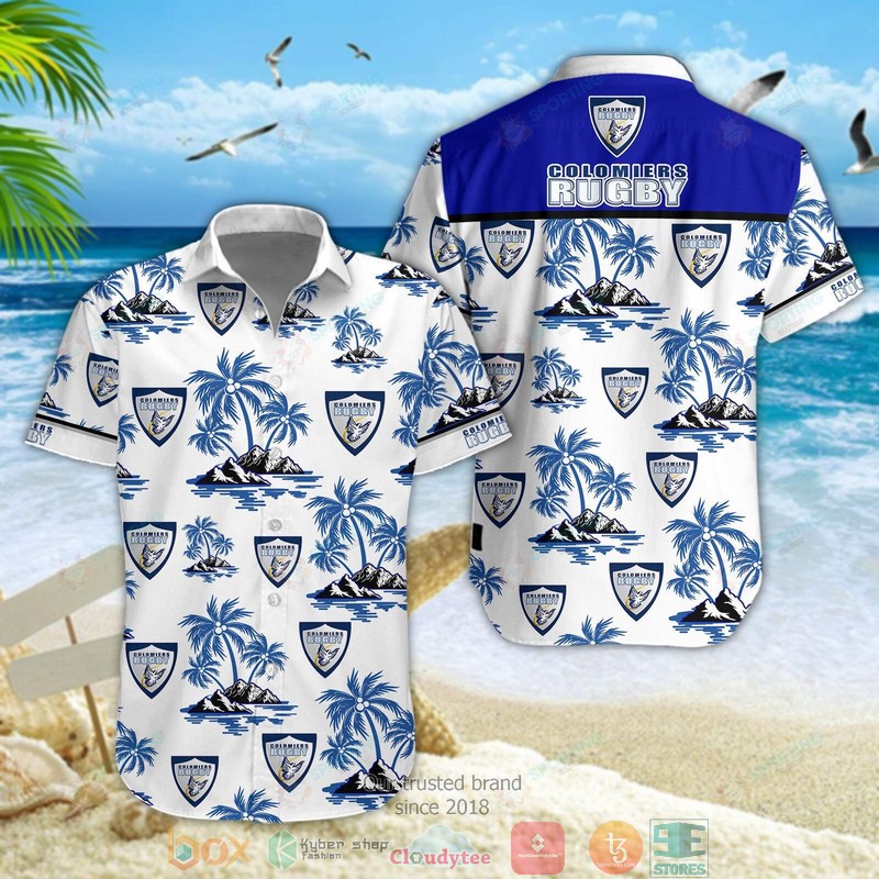 Colomiers Rugby Hawaiian shirt short