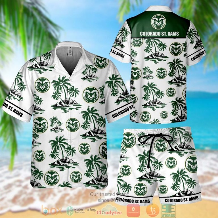 Colorado St. Rams Hawaiian Shirt Short