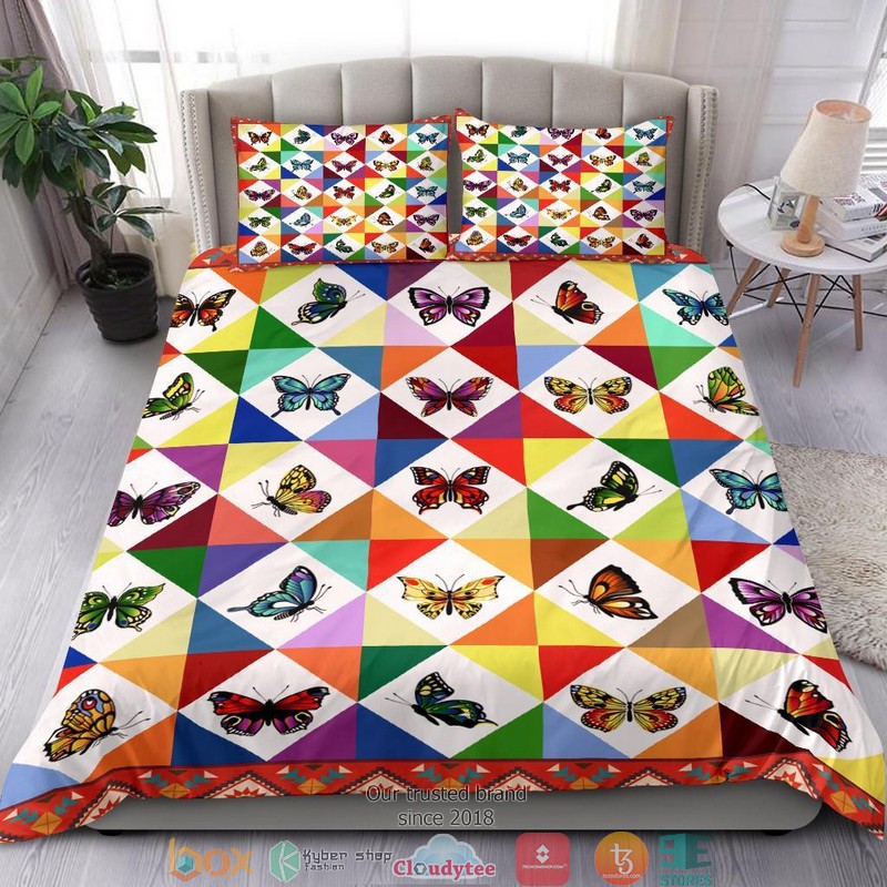 Colours Butterfly Bedding Set