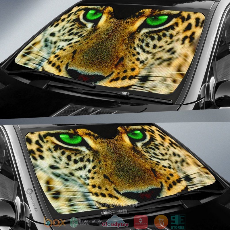 Cool Cheetah Cheetah Car Sunshade 1
