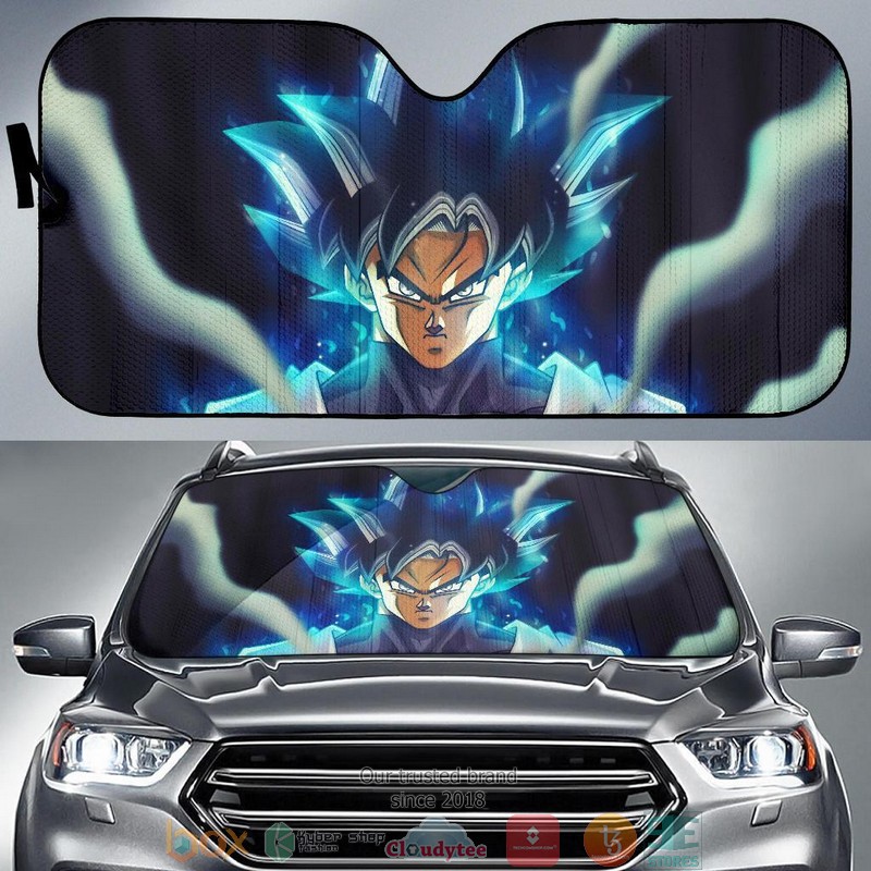 Cool Goku Black Dragon Ball Super Anime Car Sunshade