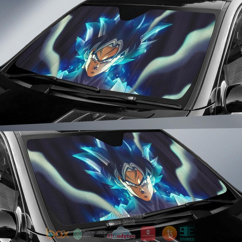 Cool Goku Black Dragon Ball Super Anime Car Sunshade 1
