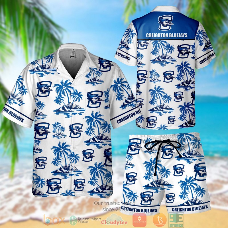 Creighton Bluejays Hawaiian Shirt Short