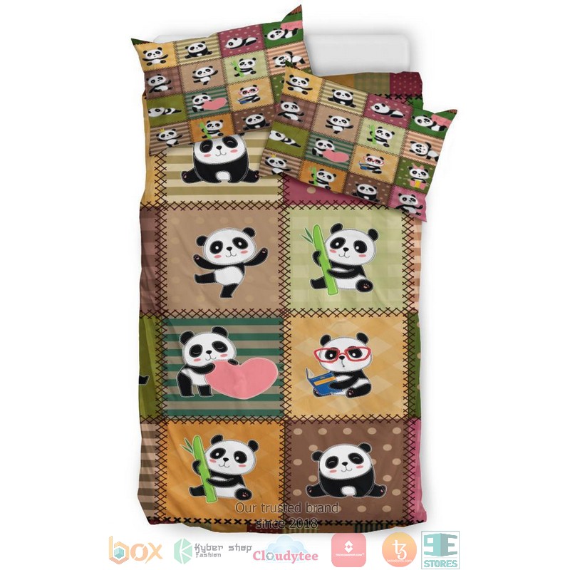 Cute Panda Bedding Set 1