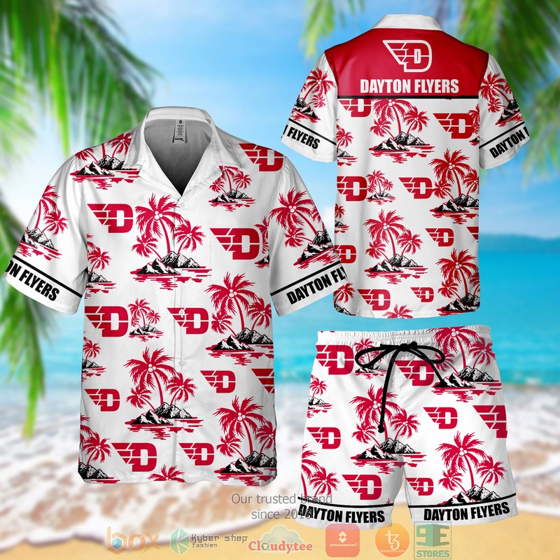 Dayton Flyers Hawaiian Shirt Short