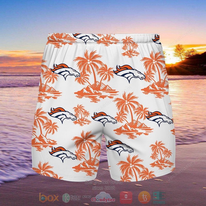 Denver Broncos Hawaiian Shirt Shorts 1