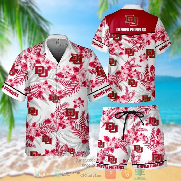 Denver Pioneers Hawaiian Shirt Shorts