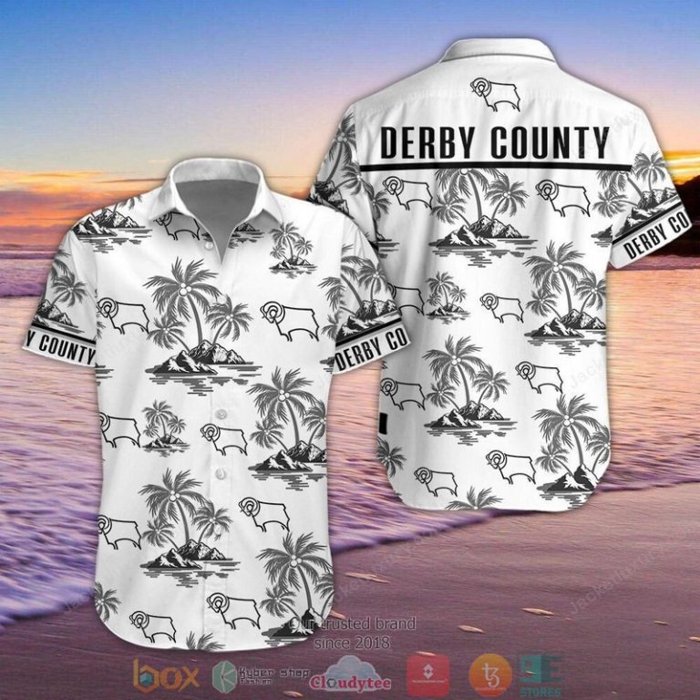 Derby County Hawaiian shirt short