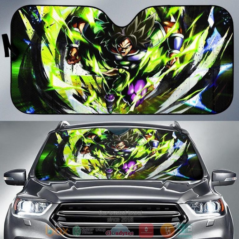 Dragon Ball Super Broly Anime Auto Car Sunshade